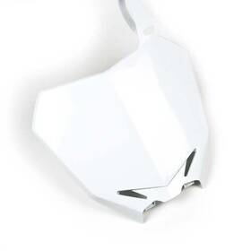 11-73424 Factory Effex White Front Number Plate For Rmz250 10-18 Rmz450 08-17