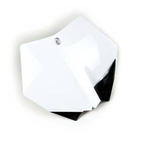 Sx125-450f Factory Effex 11-73526 White Front Number Plate For Ktm 2007-2012