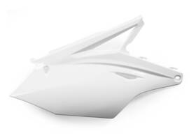 11-75132 Factory Effex White Side Number Plates For Kx250f 17-20 Kx450f 16-18