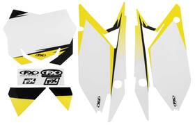 12-64442 Factory Effex Evo Pre-cut Backgrounds - White