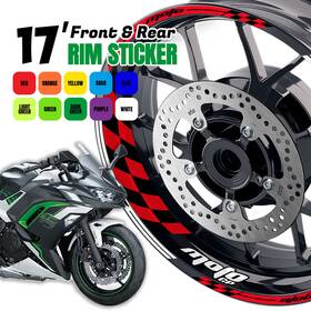 Cl3fawsgp01xx17cc22002ya Fastbolts Blue Wheel Stickers Rim Gp01 For Yamaha Fjr1300 2003-2020 15 16 17 18 19 20