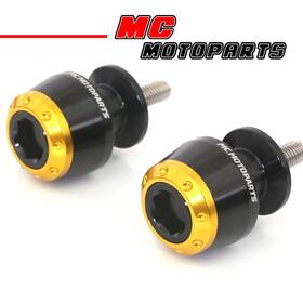 Clfamcsp03xx10mmus083 Fastmotosport Atom Cnc Protection M10 Swingarm Spools For Kawasaki Er-6f 2005-2016