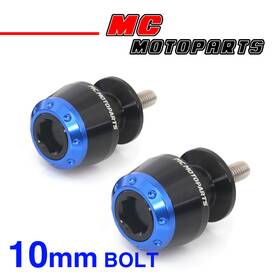 Clfamcsp03xx10mmus095 Fastmotosport Atom Cnc Protection M10 Swingarm Spools For Kawasaki Z125 17 Inch Wheels 2019-2020