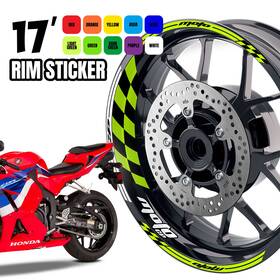 Clfawsgp01xx17sn22003ka Fastmotosport Green Wheel Stickers Rim Gp01 For Kawasaki Ninja 400 Ex400 2018-2022 20 21 22