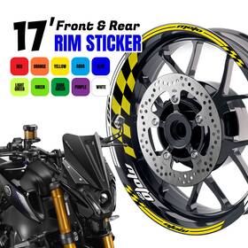 Clfawsgp01xx17sn22006ya Fastmotosport Black Wheel Stickers Rim Gp01 For Yamaha Mt-07 2018-2022 18 19 20 21 22