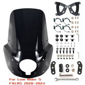 6021-20-15-sh Fatecim Road Warrior Fairing With 15 Inch Windshield For Harley Low Rider S 114 Fxlrs 2020-24