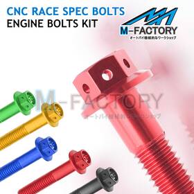 Clcrenbogsxr1251719xxcc0052 Ffracing For Suzuki Gsxr125 2017-2019 18 Cnc Engine Stator Crankcase Cover Bolts 22pcs