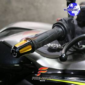 Aarbe555bkgdhocl722099 Fireriderworld Faiz Cnc Gold Bar Ends Pair For Honda Cbr500r 13 14 15 16 17 18 19 20 21