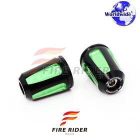 Aarbe555bkgrm8cl722054 Fireriderworld Faiz Cnc Green Bar Ends Pair For Kawasaki Z900rs 18 19 20 21