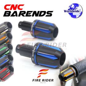 Aarbedc5bkbu1199cl722032 Fireriderworld Jet6 Cnc Blue Bar Ends Pair For Ducati Panigale 1199 /899 13 14 15 16
