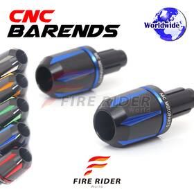 Aarbedc5bkbur6cl722011 Fireriderworld Jet6 Cnc Blue Bar Ends Pair For Triumph Daytona 675 06 07 08 09 10 11 12
