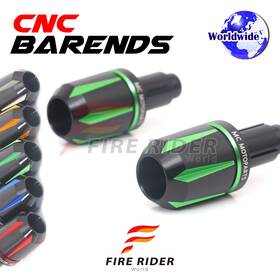 Aarbedc5bkgrm8cl722035 Fireriderworld Jet6 Cnc Green Bar Ends Pair For Kawasaki Ninja 1000 Sx 10 11 12 13 14 15 16 1