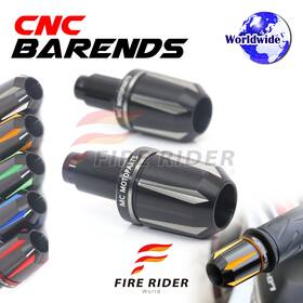 Aarbedc5bktitapcl7228002 Fireriderworld Jet6 Cnc Silver Bar Ends Pair For Aprilia Dorsoduro 1200 14 15 16 17 18 19