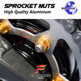 Aarrsnf01gdcl72208143 Fireriderworld Gold Rear Sprocket Nuts M10 For Kawasaki Zx-14 Ninja 06 07 08 09 10 11 Aarrsnf01gdcl72208143 Fireriderworld Gold Rear Sprocket Nuts M10 For Kawasaki Zx-14 Ninja 06 07 08 09 10 11