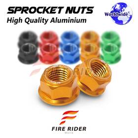 Aarrsnf01gdcl72208198 Fireriderworld Gold Rear Sprocket Nuts M10 For Ducati Monster S4r Testastretta / S4rs 07 08 Aarrsnf01gdcl72208198 Fireriderworld Gold Rear Sprocket Nuts M10 For Ducati Monster S4r Testastretta / S4rs 07 08