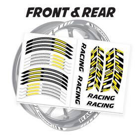 Aarwsgp16xx17cl722011ya Fireriderworld Green Wheel Stickers Rim Gp16 For Yamaha Yzf-r7 2021-2022 21 22