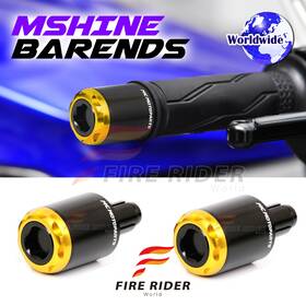 F-be6rgdho105001a22085 Fireriderworld Mshine Cnc Gold Bar Ends Pair For Honda Cbr 600 87 88 89 90 91 92 93 94 95 96 9
