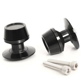 F-mclspbk8mm105001a23029 Fireriderworld Black M8 Swingarm Spools Sliders For Ninja 400 18 19 20 21 22 23
