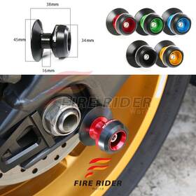 F-mcsp02rd8mm105001a22046 Fireriderworld Billet Red M8 Rear Swingarm Spools Twall For V-strom 650 Xt X 17 18 19 20