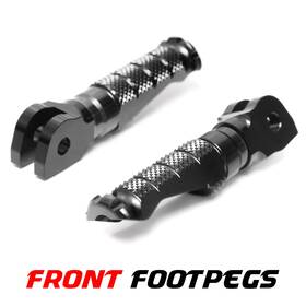 Magxmotofpfg15dbkmccpmag23059 Fireriderworld R-fight Front Foot Pegs Kit For Ducati Monster 1000 /ie All Year