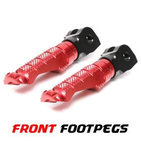 Magxmotofpfg48bkmccpmag23213 Fireriderworld R-fight Front Foot Pegs Kit For Kawasaki Z1000 14 15 16 17