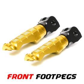Magxmotofpfg48bkmccpmag23214 Fireriderworld R-fight Front Foot Pegs Kit For Kawasaki Ninja 1000 14 15 16 17
