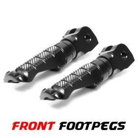 Magxmotofpfg60bkmccpmag23245 Fireriderworld R-fight Front Foot Pegs Kit For Suzuki Gsxr 600 06-15 16 17 18 19 20 21 22