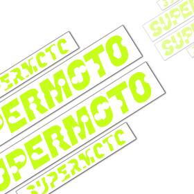 Mffrwssmsupmoalg17mffsn123053 Fireriderworld Light Green Supermoto Decal Spoke Sticker For Yz 250 11 12 13 14 15 16 17 18 19