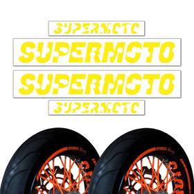 Mffrwssmsupmoayw17mffsn123032 Fireriderworld Yellow Supermoto Decal Spoke Sticker For Tm 300 11 12 13 14 15 16 17 18 19 20 21