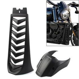 Flashbuyeasy 236789314445 Headlight Fairing Cover And Chin Spoiler For Harley Softail Breakout Matte