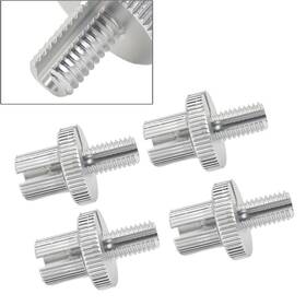 Flashbuyeasy 412000310698 Clutch Brake Throttle Cable Adjuster Screw Silver M10 1.25 For Atv Pit Dirt Bike