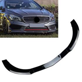 Flashbuyeasyusa 550733674912 Front Bumper Spoiler Lip For Mercedes Benz Cla Class C117 Cla200 2013-2015 2014
