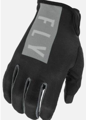 374-31010 Fly Racing Media Womens Lite Gloves Black/grey Size 10/l