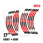 F-wsaa01b17105001a22027 For Ducati Scrambler 1100 18 19 20 21 17inch Rim Decal Stickers Yellow Arrow
