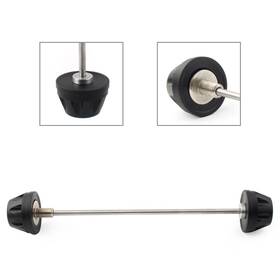 Fortodayy 550735603552 Front Wheel Sliders Fit Bmw R1200gs Lc/adv 2013-2019 R1250gs/adv 2019-2021 Black