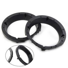 Fortodayy 612345140602 5.25 Inch -6 Speaker Adapter Bracket Rings Cover Fit For Harley Batwing Electra Glide