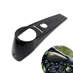Fortodayy 612345263530 Dash Fuel Console Gas Tank Cover For Harley Road King Flhr 2008 Glossy Black