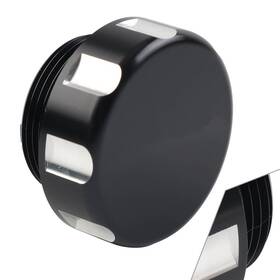 Fortodayy 623456216612 Front Oil Fluid Reservoir Cover Cap Fit For Kawasaki Vulcan Vn 500 750 800 Black