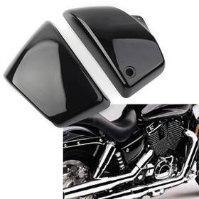 Fortodayyus 550729925356 Side Battery Cover Black For Honda Vt1100 Shadow Ace Aero Sabre 1100 1999-2008