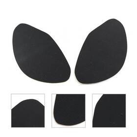 Fortodayyusa 550745871231 Motorcycle Universal Gas Tank Pad Traction Side Fuel Knee Grip Protector Black