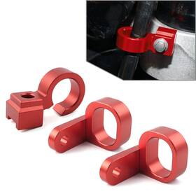 Fortodayyusa 550746598427 3pcs Front And Rear Brake Hose Line Clamp Fit For Suzuki Drz400sm 2005-2022 Red