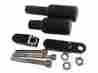 Fs-h3951b Thealphamoto Honda No Cut Black Delrin Frame Sliders Cbr 1000 Rr 2012 13 Pro