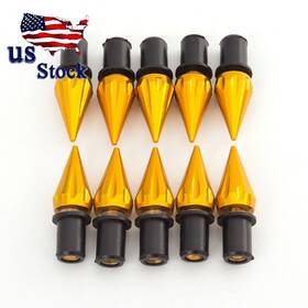 Fx-dfls-bk-rzm2e-201126-z-18 Fxcnc Motorcycle Gold Windscreen Windshield Spike Bolt Kit Wind Screen Bolts Screw
