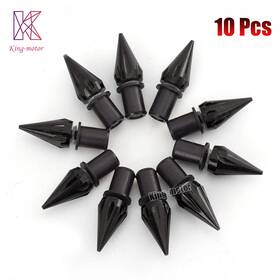 Fx-dfls-bk-yswe-201022-z-190 Fxcnc 10x 5mm Windscreen Windshield Motorcycle Spike Bolts Wind Screen Screws Aluminum