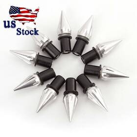 Fx-dfls-bk-yswe-201118-z-177 Fxcnc 10 Pcs Motorcycle Windscreen Windshield Screws Spike Bolt Screw Kit 5mm Blue Us