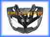 Fz1-fazer Not Branded Black Abs Upper Fairing Cowl For Yamaha 2006-2012 Fz1 Fazer Fz1000