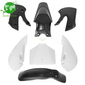 813666 Gardenice White&black Plastic Fender Fairing For Kawasaki Kx 65 Klx 110 Drz110 Suzuki Rm65