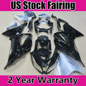 2nb-k0613-gbk Glossy Black For Kawasaki Ninja Zx6r Zx-6r Zx636 2013-2018 Fairing Kit