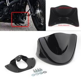 Goodcde 550755500923 Gloss Black Front Chin Spoiler Air Dam Fairing For Harley Dyna Fxd Fxdb 1999-05