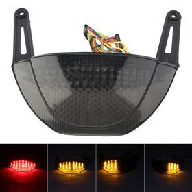 Goodnewstoreusa 512300551736 Led Taillight Turn Signal Lamp Rear Light Fit Honda Cbr 600 Rr 2007-2012 Black